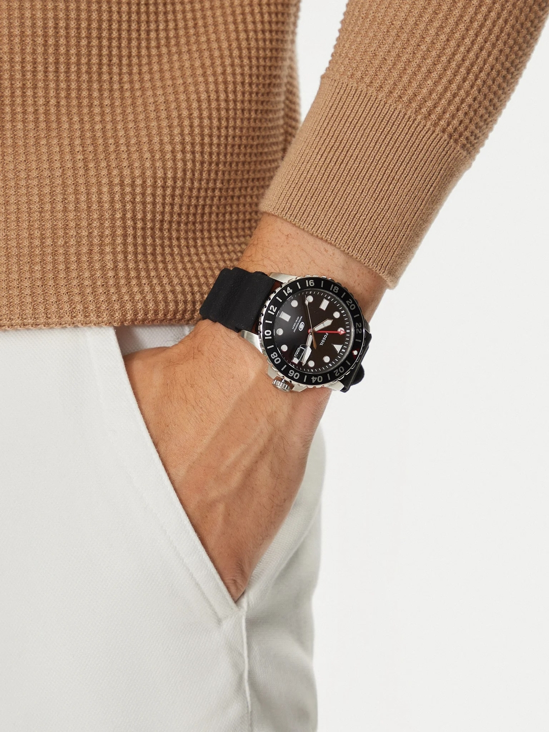 Ceas Barbati, Fossil, Blue GMT FS6036